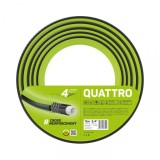 Furtun pentru gradina Cellfast Quattro, 15 m, 20 bar, 3/4 inch, 4 straturi armatura, flexibil, protectie UV, Verde