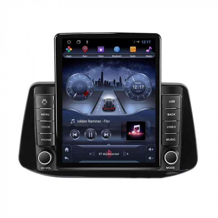 Navigatie dedicata cu Android Hyundai i30 dupa 2017, 2GB RAM, Radio GPS Dual