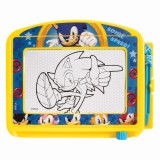 Tabla Magnetica Desen Sonic The Hedgehog Artgreco, Reutilizabila, Stilou Magnetic, Radiera Magica, Joc Educativ Arta si Creatie