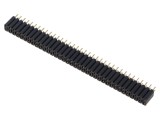 Conector şiruri pini soclu mamă PIN 72 drept 2,54mm THT 2x36 FISCHER ELEKTRONIK