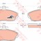Set placute frana,frana disc LAND ROVER FREELANDER Soft Top (LN) (1998 - 2006) TRW GDB1319