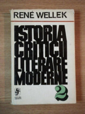 ISTORIA CRITICII LITERATURII MODERNE de RENE WELLEK VOL.II foto