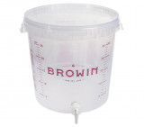 Cumpara ieftin Recipient de fermentare din plastic, Browin, 30 L - NOU