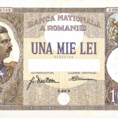 REPRODUCERE bancnota 1000 lei 1934