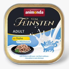Animonda Vom Feinsten Adult Cat Milkies - pui in sos de smantana 100 g foto