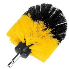 Set 4 Perii de Curatat cu Adaptor pentru Bormasina-Autofiletanta, Rigiditate Medie, Material Durabil, Curata Perfect Gresia, Chiuvetele, Cabina de Dus