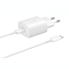 Incarcator Retea cu cablu USB Tip-C Samsung Galaxy Tab S4 10.5 T830, EP-TA800EWE, Fast Charge, 25W, 1 X USB Tip-C, Alb