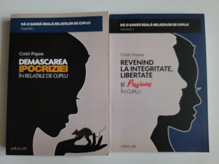 2 vol. Cristi Popan, Demascarea ipocriziei si Revenind la Integritate, Libertate