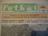 Revista Fotbal nr.121/19 septembrie 1968-Steaua-Spartak Trnava,OFK Belgrad-Rapid