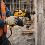 Bormasina cu percutie WAINER ED4 1200W, mandrina rapida metalica 13mm