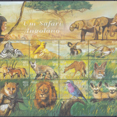 DB1 Angola Fauna Africana 12 MS MNH