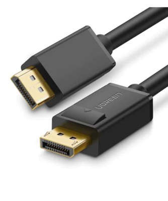 CABLU video Ugreen, &amp;amp;quot;DP102&amp;amp;quot; DP (T) la DP (T), rezolutie maxima 4K UHD (3840 x 2160) la 30 Hz, conectori auriti, 2m, negru &amp;amp;quot;10211&amp;amp;quot; foto