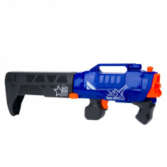 Arma de jucarie pentru copii, model lansator tip bazooka cu 20 gloante de spuma, 24&amp;amp;#215;16 cm foto