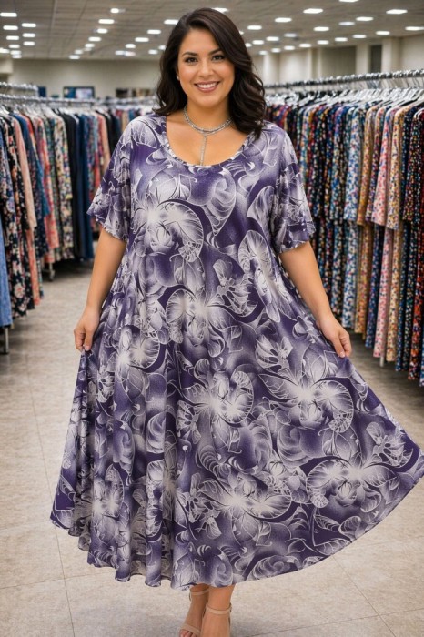 Rochie Maxi din Vascoza cod 0046Marimea