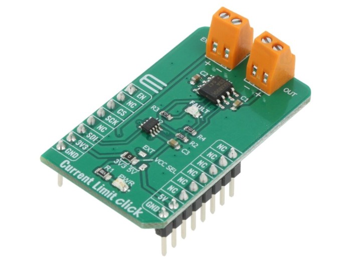 Ampermetru SPI, conector mikroBUS