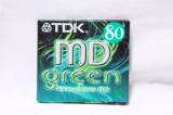 Minidisc mini disc TDK Green 80 - sigilat