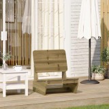 Gossi scaune de gradina, 60x64x70,5 cm, lemn de pin impregnat