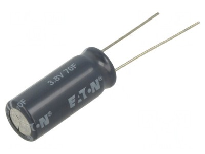 Supercondensator THT 70F 3.8V 10.5x27mm foto