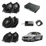 Pachet sistem audio Plug&amp;amp;Play Audison dedicat BMW K4M X4M + Amplificator AP F8.9bit 1040W + Conectica dedicata
