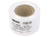 Etichetă Albă 10x25 mm cu Orificiu