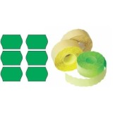 Etichete de pret, 26x16mm, permanente, verde, rola 1000 etichete