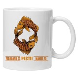 Cana alba personalizata &quot;pesti&quot;, INOVATIX&reg;️. 330ml, Oem