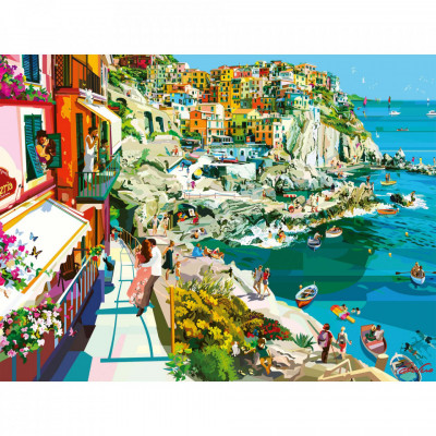 Puzzle Romantism In Cinque Terre, 1500 Piese foto