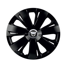 Set 4 capace roti Negre Cu Inel Cromat Energy R14 pentru gama auto Dacia