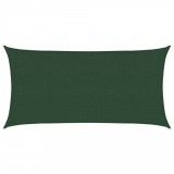 Cumpara ieftin Panza parasolar, verde inchis, 2,5x5 m, HDPE, 160 g/m&sup2;