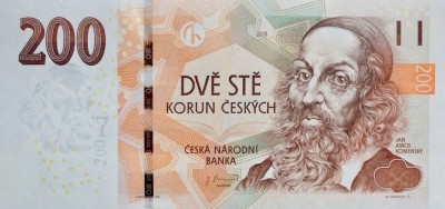 CEHIA █ bancnota █ 200 Korun █ 2018 █ UNC █ necirculata foto