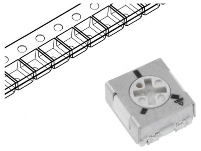 Potentiometru SMD 1k&amp;Omega; 250mW foto