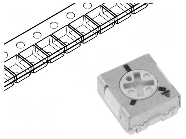 Potentiometru SMD 1k&Omega; 250mW