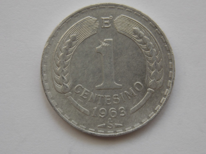 1 CENTESIMO 1963 CHILE