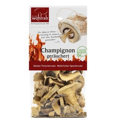 Ciuperci Champignon Afumate Bio 20 grame Wohlrab foto