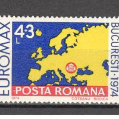 Romania.1974 Expozitia de maximafilie EUROMAX ZR.511