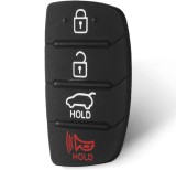Membrana Cauciuc Butoane Cheie Auto 4 Butoane Compatibila Hyundai Tucson, Santa Fe, ix45, Sonata, i40 &ndash; Pad Inlocuire Taste Telecomanda