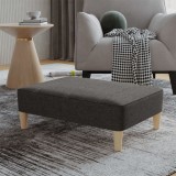 Taburet, gri &icirc;nchis, 78x56x32 cm, material textil