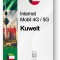 eSIM Internet Kuweit, valabil 15 zile, trafic Nelimitat