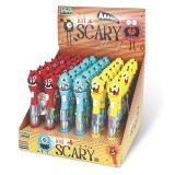 Mini pix 4 culori in 1 cu LED, Scary, 3 modele (36 buc/display)