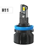 Cumpara ieftin BZRSH Set 2 Becuri LED T55 Mini H1 H4 H7 H11 180W Canbus 23000Lm 6000K H11