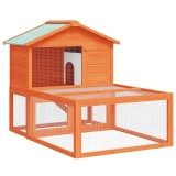 Cumpara ieftin Cusca pentru iepuri si alte animale de exterior, lemn