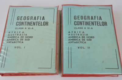 2 VOLUME diapozitive RSR - Geografie - clasa a VI-A foto