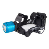 Lanterna frontala LED Draco Esperanza, T6, 5 W, 600 lm, rezistenta la apa, Negru/Albastru