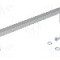 Maner aluminiu, 191mm, gri, MENTOR - 268.04
