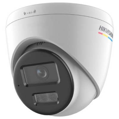 Camera IP 2MP ColorVu, Smart Hybrid Light, lentila 4mm, IR 30m, lumina alba 30m, microfon, PoE - Hikvision DS-2CD1327G2H-LIU(4mm) SafetyGuard Surveill foto