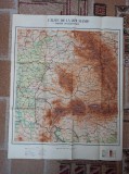 Cumpara ieftin HARTA ROMANIEI , 1945 * PARTEA OCCIDENTALA *** INSTITUTUL GEOGRAFIC AL ARMETEI 1945