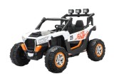 Cumpara ieftin UTV electric 4x4, pentru 2 copii, Kinderauto RZR2000 180W 12V PREMIUM, alb