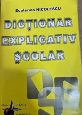 Dictionar explicativ scolar Ecaterina Niculescu