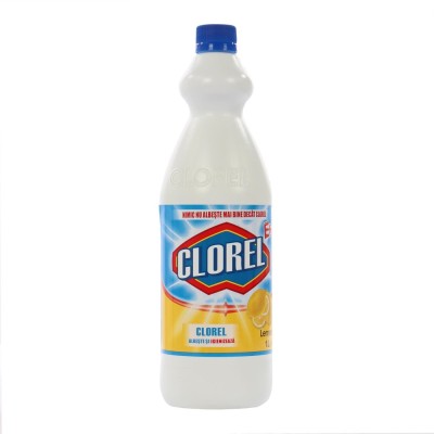 Clor inalbitor pentru rufe Clorel, parfum lamaie, 1L foto
