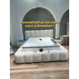 PAT MATRIMONIAL MARBLE PERSONALIZABIL PE CULORI SI DIMENSIUNI+saltea